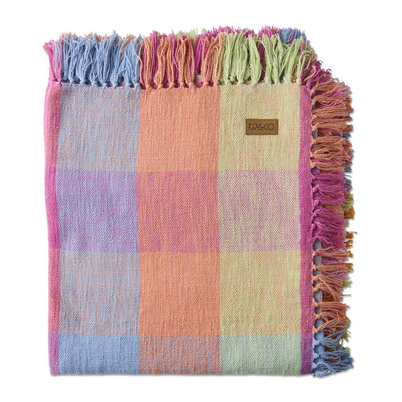 Kip&Co Ponza Tartan Woven Throw